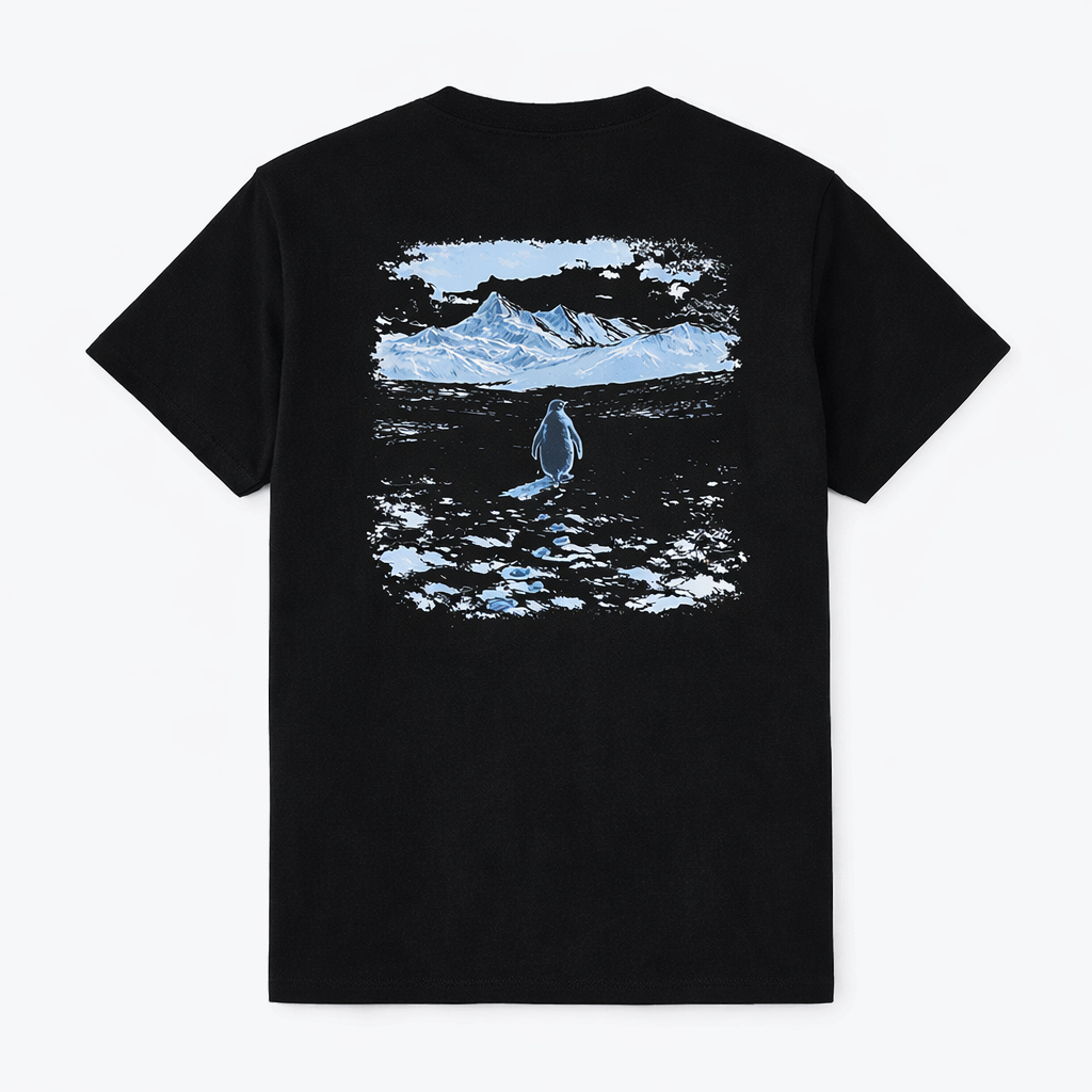 Penguen Baskılı T-shirt