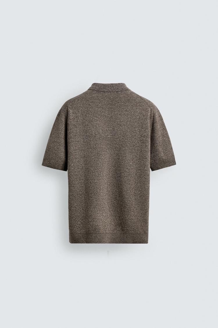 FERMUARLI TRİKO POLO T-SHIRT